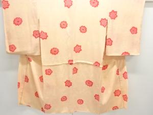 アンティーク　錦紗花模様長襦袢